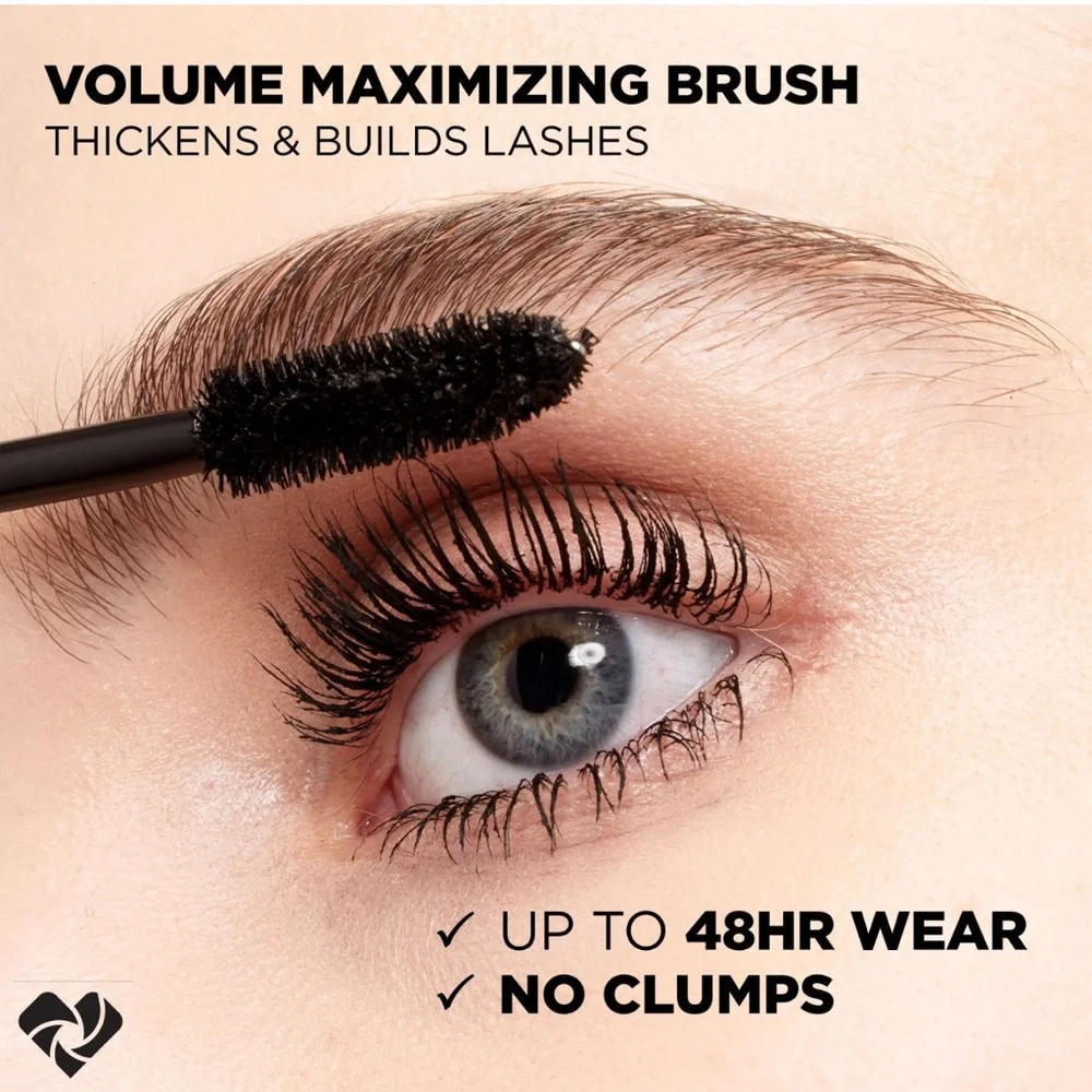 2x LOreal Voluminous Mascara Carbon Black Original Washable New